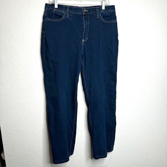 NYDJ Women's Marilyn Tummy Control Straight Denim Jeans Size 14 - Picture 3 of 11